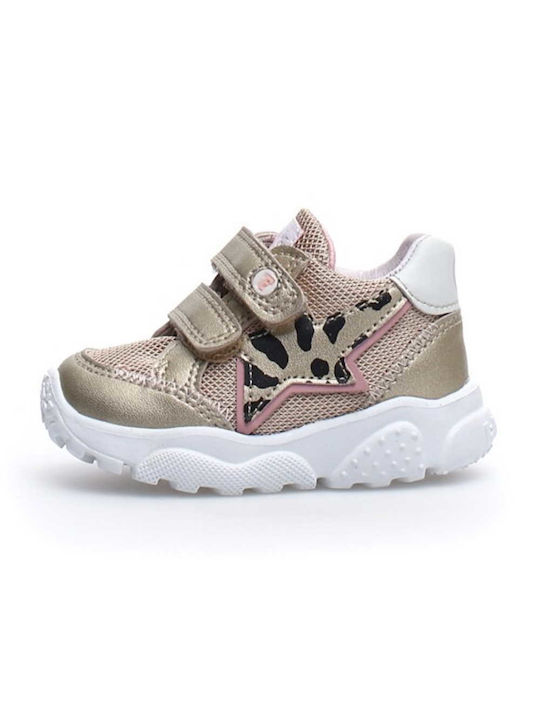 Falcotto Kinder-Sneaker mit Klettverschluss Gold