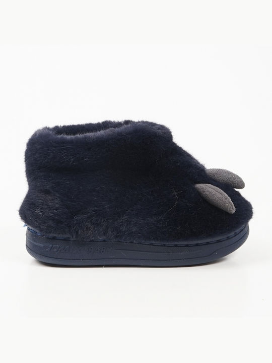 Piazza Shoes Boys Closed-Toe Slippers Navy Blue