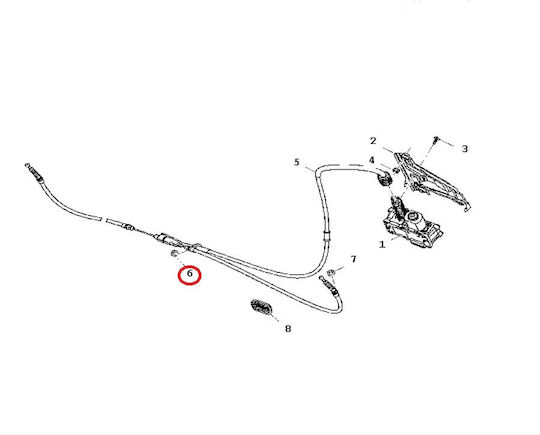 Opel Clutch Cable for Opel Astra