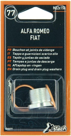 XLTech Carter's Ladium tapa Car for Fiat Panda / Uno / Punto / Grande Punto / Punto Evo / Bravo / Brava / Stilo / Multipla / 500 Alfa Romeo Alfa 145 / Alfa 146