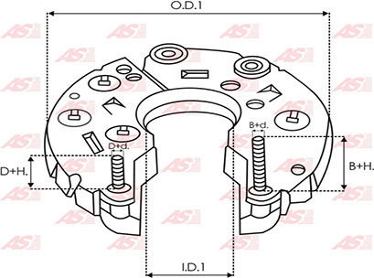 AS-PL Car Alternator Rectifier