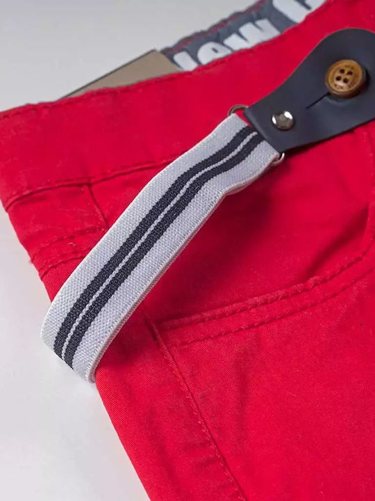 Kinder-Shorts/Bermudas Stoff Rot