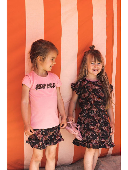 Kinder-Shorts/Bermudas Stoff Schwarz