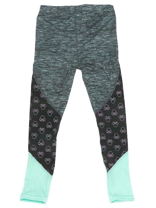 Disney Kids Legging Sports Long Gray Minnie Mouse
