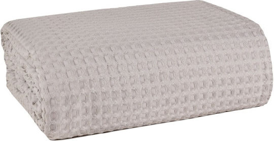 Αιγαίον Κουβέρτα Πικέ King Size 270x240εκ. Εκρού