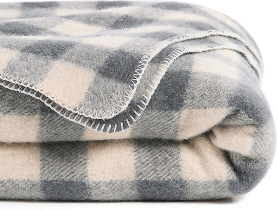 La Redoute Interieurs Κουβέρτα Ημίδιπλη 180x220εκ. Γκρι