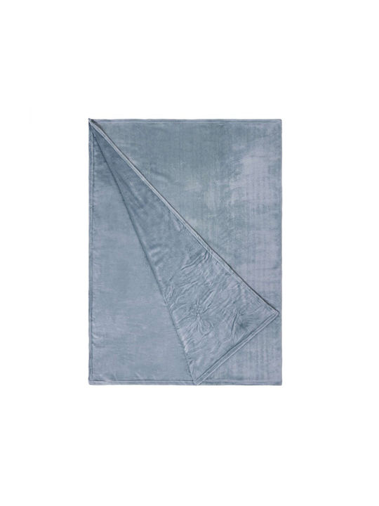 Butlers Lazy Days Blanket Fleece Single 150x200cm Blue
