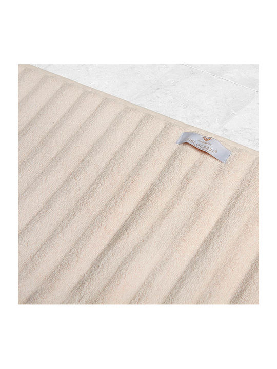 Fieldcrest Covoraș de Baie Bumbac Ecru 50x70buc