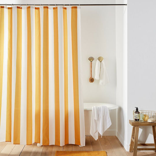La Redoute Interieurs Κουρτίνα Υφασμάτινη 200x180cm Μπλε 350250648_10508_20