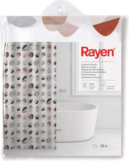 Rayen PEVA Shower Curtain 180x200cm Transparent 235017