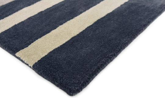 Harlequin Lucrat manual Covor Rectangular Din lână Putty Navy