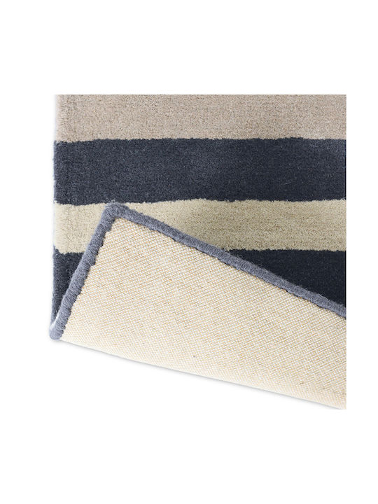 Harlequin Lucrat manual Covor Rectangular Din lână Putty Navy