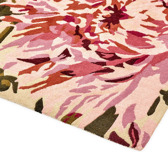 Harlequin Lucrat manual Covor Rectangular Din lână Fuchsia