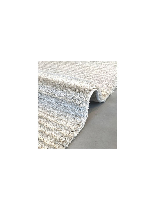 Bekas Carpets Χαλί Διάδρομος Shaggy Λευκό 80x150cm