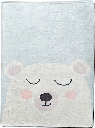 Chilai Home Baby Bear Детско килимче Светлосин 100x160см Chilai Home Baby Bear Детско килимче Светлосин 100x160см