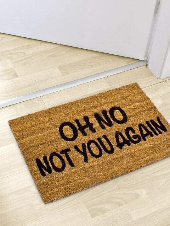 Relaxdays Entrance Mat made of Rubber Brown 40x60cm