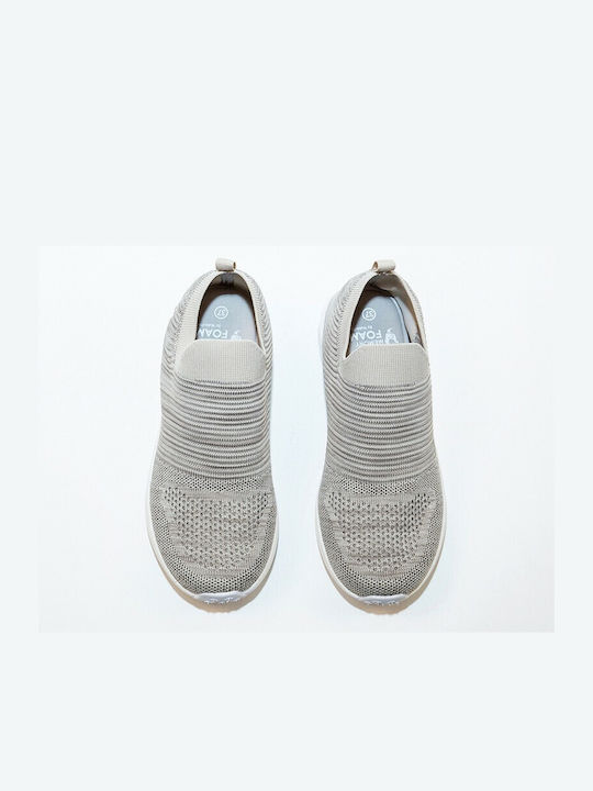 Walk In Pitas Slip-on-uri pentru femei Bej