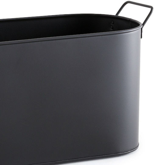 La Redoute Interieurs Planter Box Metal Negru La Redoute Interieurs Planter Box Metal Negru