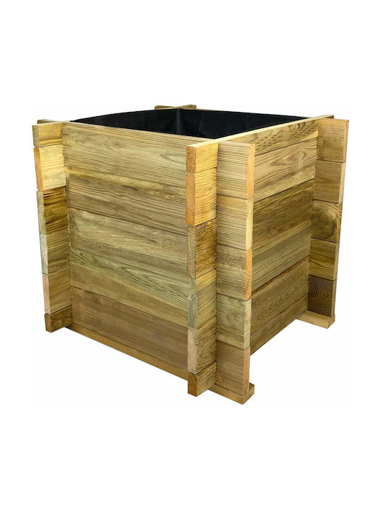 Tesias Economy Pot Wooden 54x54x16cm.