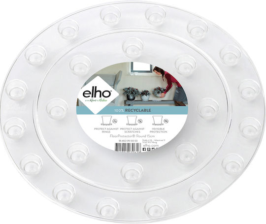 Elho 1400004326 Rotund Platou Pot Transparent 10.5x10.5buc