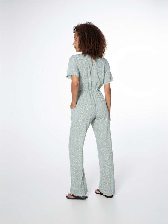 Women's Sleeveless One-piece Suit Green
