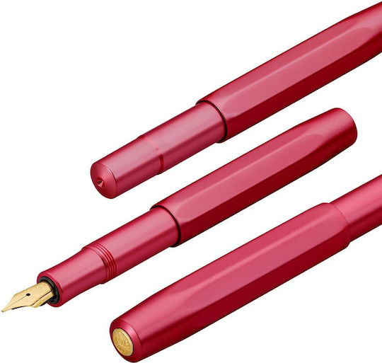 Kaweco COLLECTION Schreibfeder Extra breit Rot aus Aluminium mit Rot Tinte