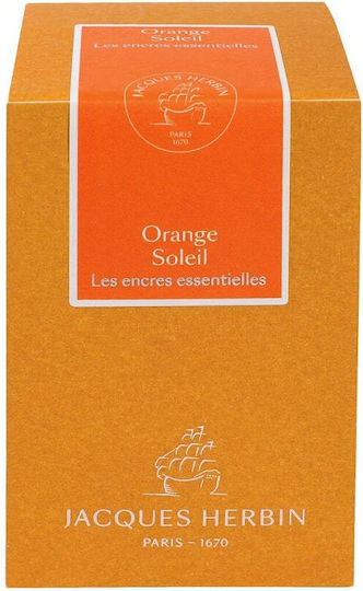 Jacques Herbin Ανταλλακτικό Μελάνι για Πένα Πορτοκαλί 50ml