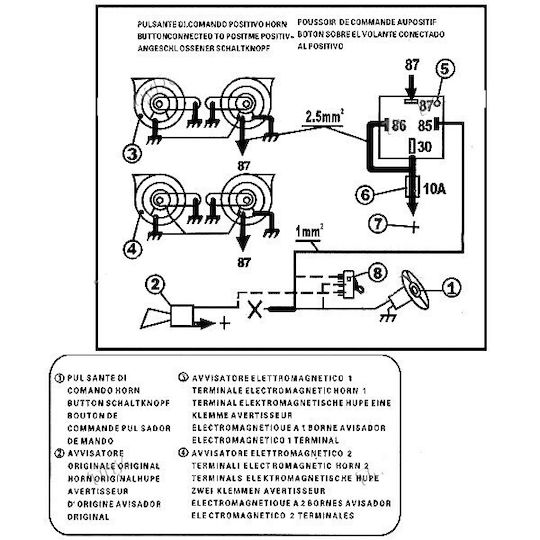 Κόρνα Αυτοκινήτου 12V