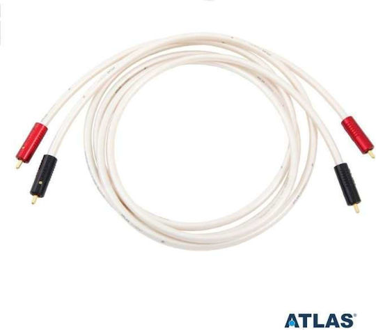 Atlas Cables Element Achromatic Kabel RCA-Stecker - RCA-Stecker 0.75m