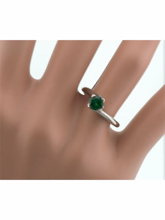 Paraxenies Single Stone Ring From Silver Paraxenies Single Stone Ring From Silver