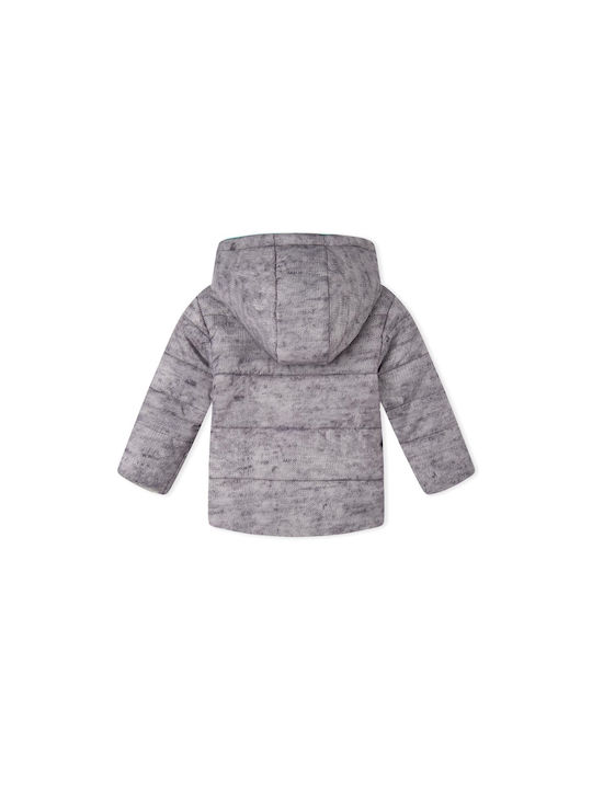 Tuc Tuc Kids Casual Jacket Short with Hood Gray