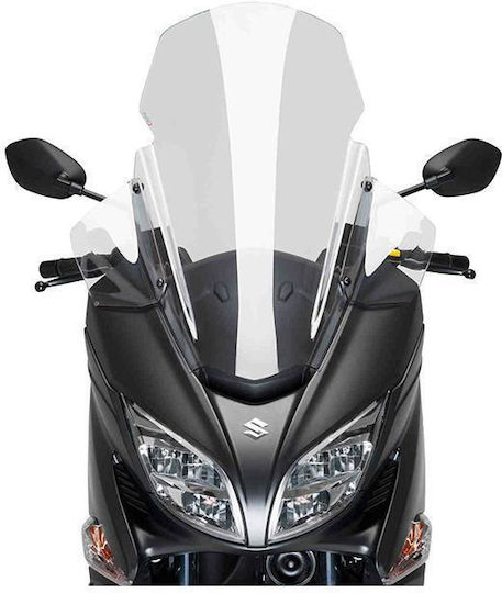 Puig V-TECH LINE TOURING Motorcycle Windshield & Windscreen Transparent Visor for Suzuki Burgman 400 9973W