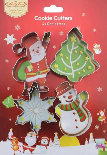Sugar Love Metallic Animal-Shaped Cookie Cutter 4pcs