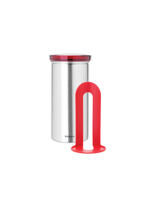 Brabantia Set 18 Pieces Coffee Jars with Lid Stainless Steel Silver 8.5x17cm 18 Pieces