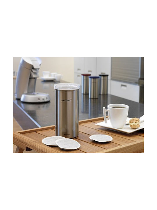 Brabantia Set 18 Pieces Coffee Jars with Lid Stainless Steel Silver 8.5x17cm 18 Pieces