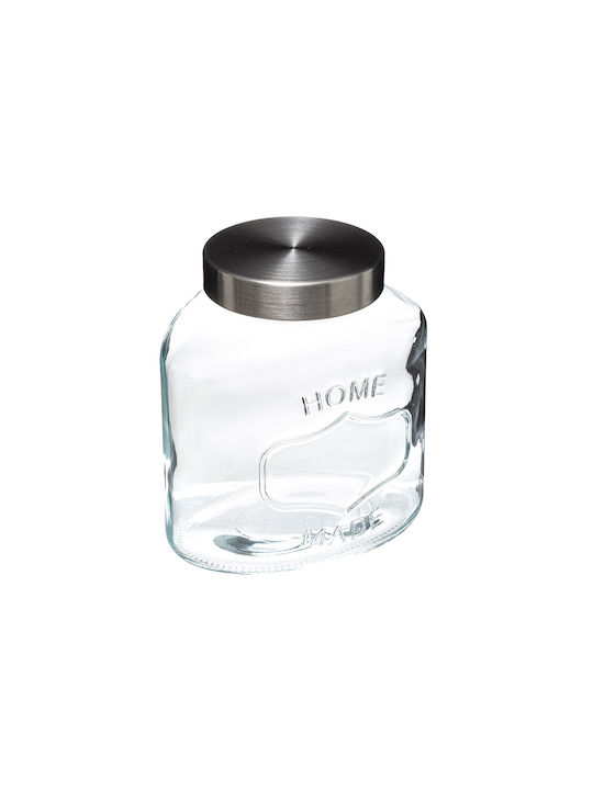 5Five Vaza Uz General cu capac Sticlă Transparent 1000ml