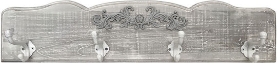 General Trade Αντικέ Ξύλινη 8 Θέσεων 65x11x15.5cm