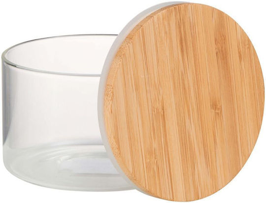 Butlers Woodlock Sugar Jar with Airtight Lid Glass Transparent 550ml
