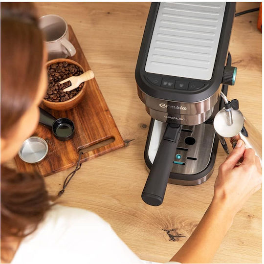 Cecotec Cafelizzia 890 Μηχανή Espresso 1350W Πίεσης 20bar Dark