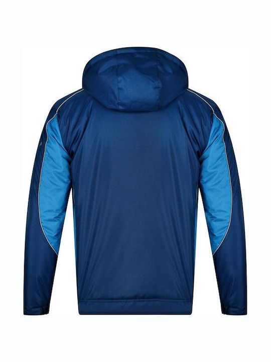 Palltex Reflective Work Jacket Hooded Blue