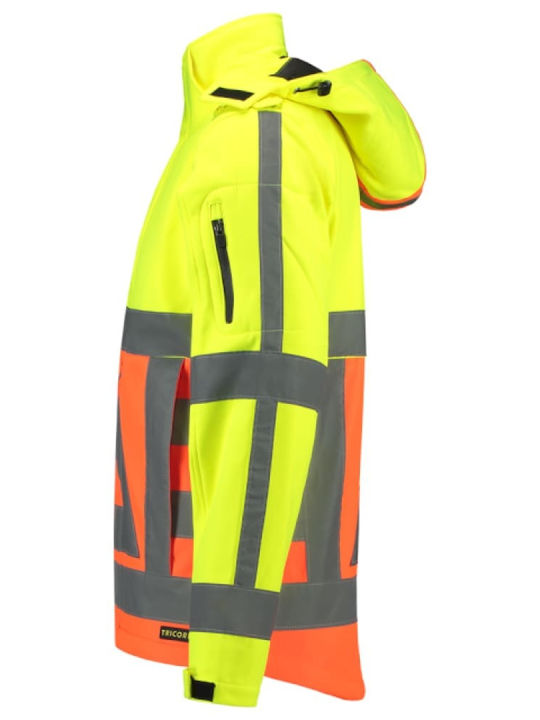 Tricorp Jachetă de lucru Reflectantă Softshell cu glugă detașabilă