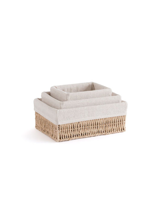 La Redoute Interieurs Wicker Decorative Baskets Set 3pcs