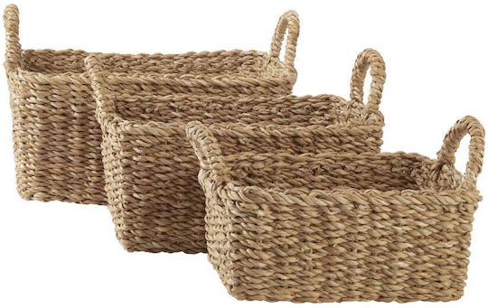 Butlers Decorative Basket Wicker with Handles Beige