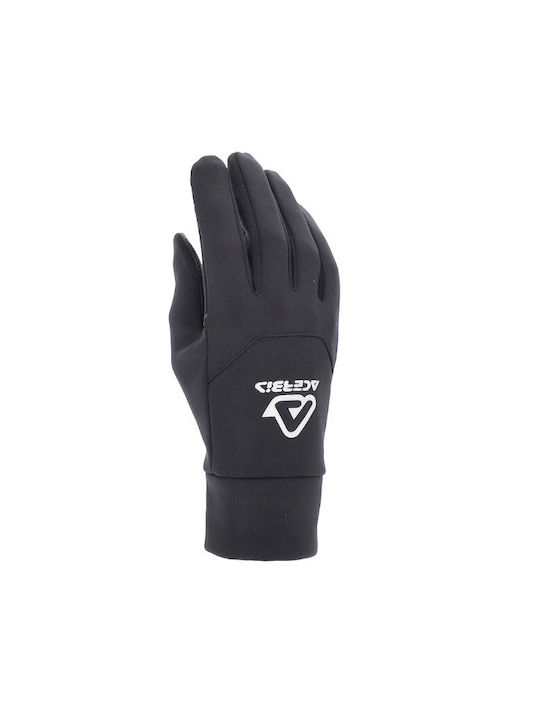 Acerbis Voller Finger Fahrradhandschuhe Erwachsene Schwarz