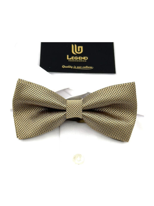 Legend Accessories Σετ Υφασμάτινo Παπιγιόν με Μαντήλι Χρυσό Legend Accessories Σετ Υφασμάτινo Παπιγιόν με Μαντήλι Χρυσό