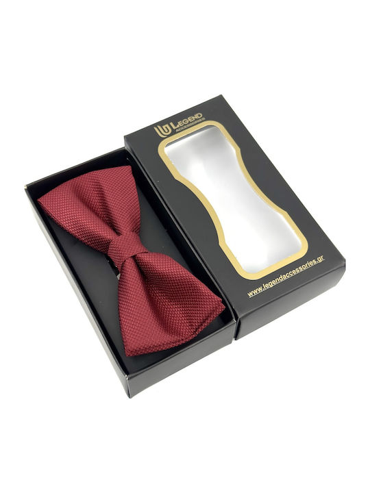 Legend Accessories Bow Tie Set with Pochette Red