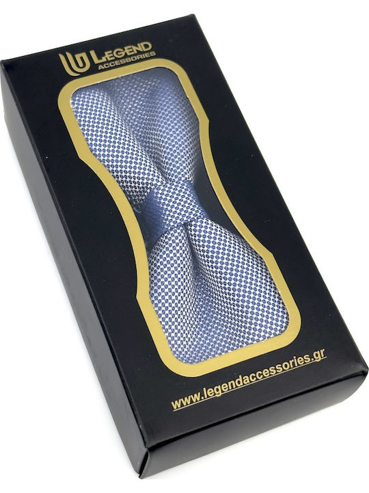 Legend Accessories Bow Tie Set with Pochette Blue