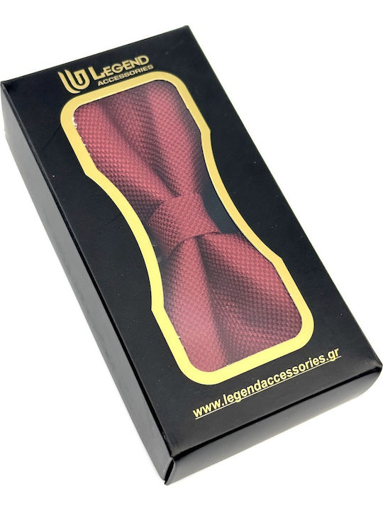 Legend Accessories Bow Tie Set with Pochette Red