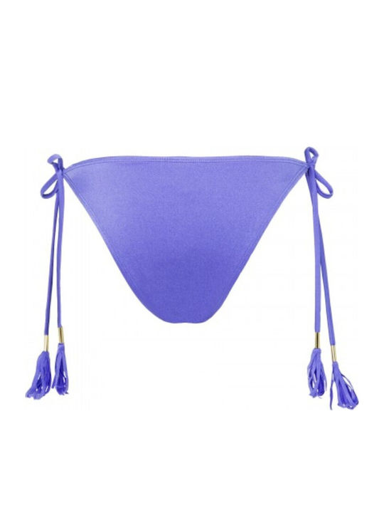 Bikini Inferioare Brazilia Cu Dantelă Lila