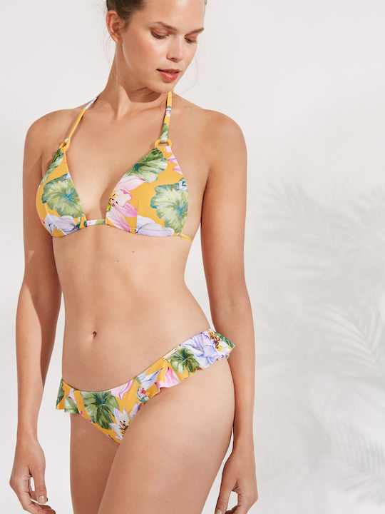 Ysabel Mora Bikini Slip Floral